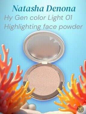 Natasha Denona Hy-Gen Skincare Infused Glow Beautiful Highlighting Face Powder